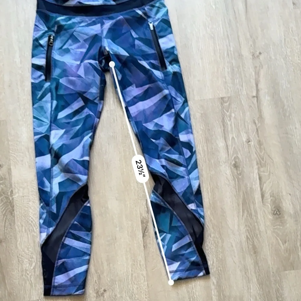 Lululemon Speed Crop In Pretty Prism Multi Black 4